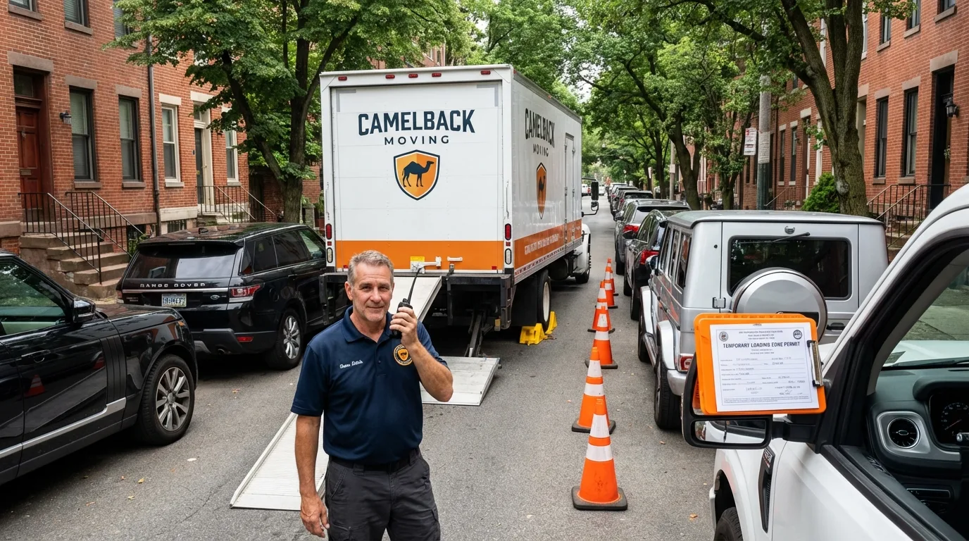 City street loading permit setup in Norristown, PA