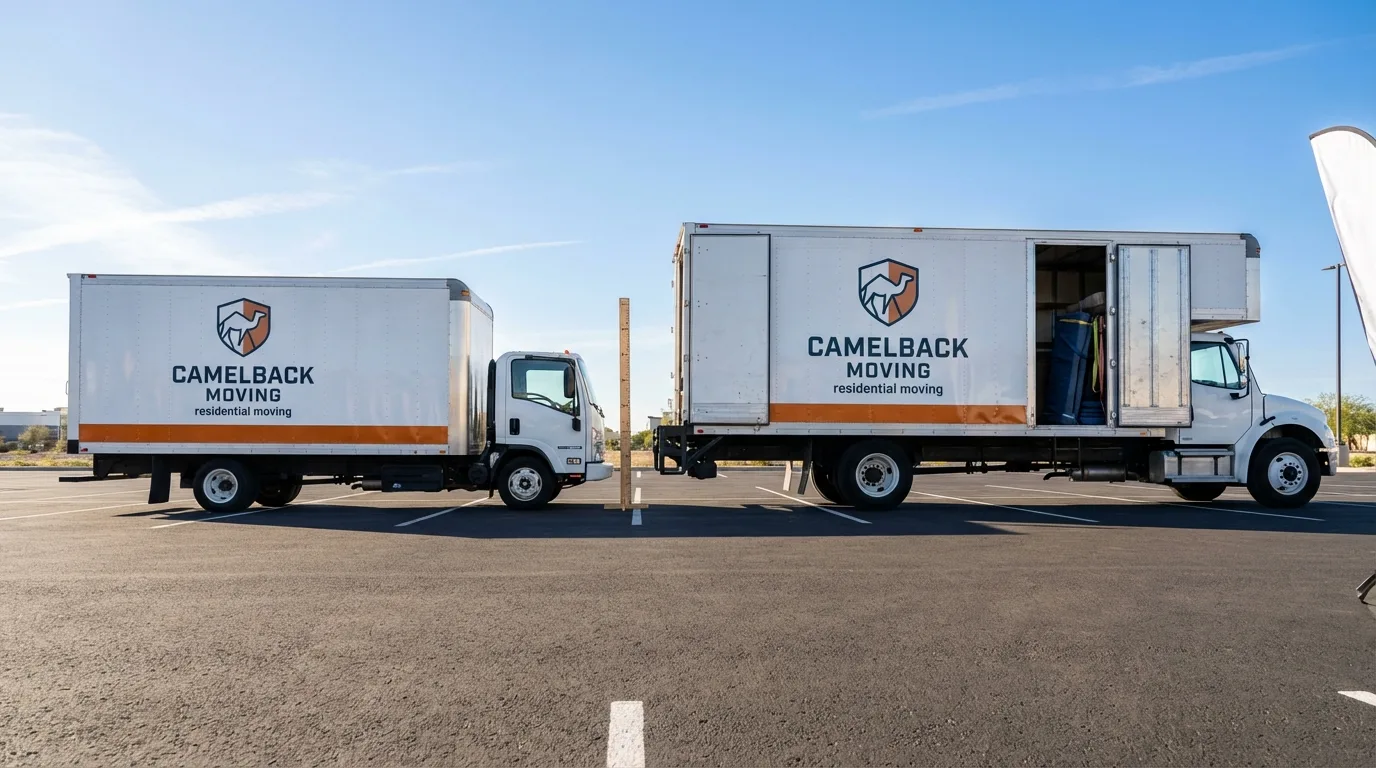 Moving truck size capacity guide in Norristown